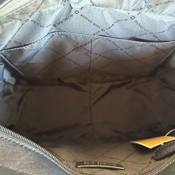 Michael Kors Jet Set Travel Large Chain Tote Bag + Wallet Black - Picture 8 of 14